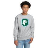 Chicago Hounds Shield Logo Champion Reverse Weave Crewneck Sweatshirt - S149 Ash