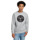 Chicago Hounds Black Primary Logo Champion Reverse Weave Crewneck Sweatshirt - S149 Ash