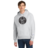 Chicago Hounds Black Primary Logo Champion Reverse Weave Hooded Sweatshirt - S101 Ash