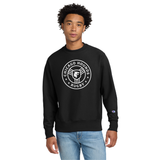 Chicago Hounds White Primary Logo Champion Reverse Weave Crewneck Sweatshirt - S149 Black