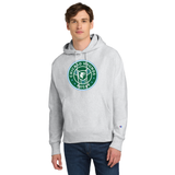 Chicago Hounds Primary Logo Champion Reverse Weave Hooded Sweatshirt - S101 Ash