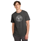 Chicago Hounds White Primary Logo Champion Short Sleeve T-Shirt - T425 Charcoal Heather