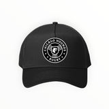 Chicago Hounds Black Primary Logo New Era Snapback Trucker Cap - NE205 Black/Black