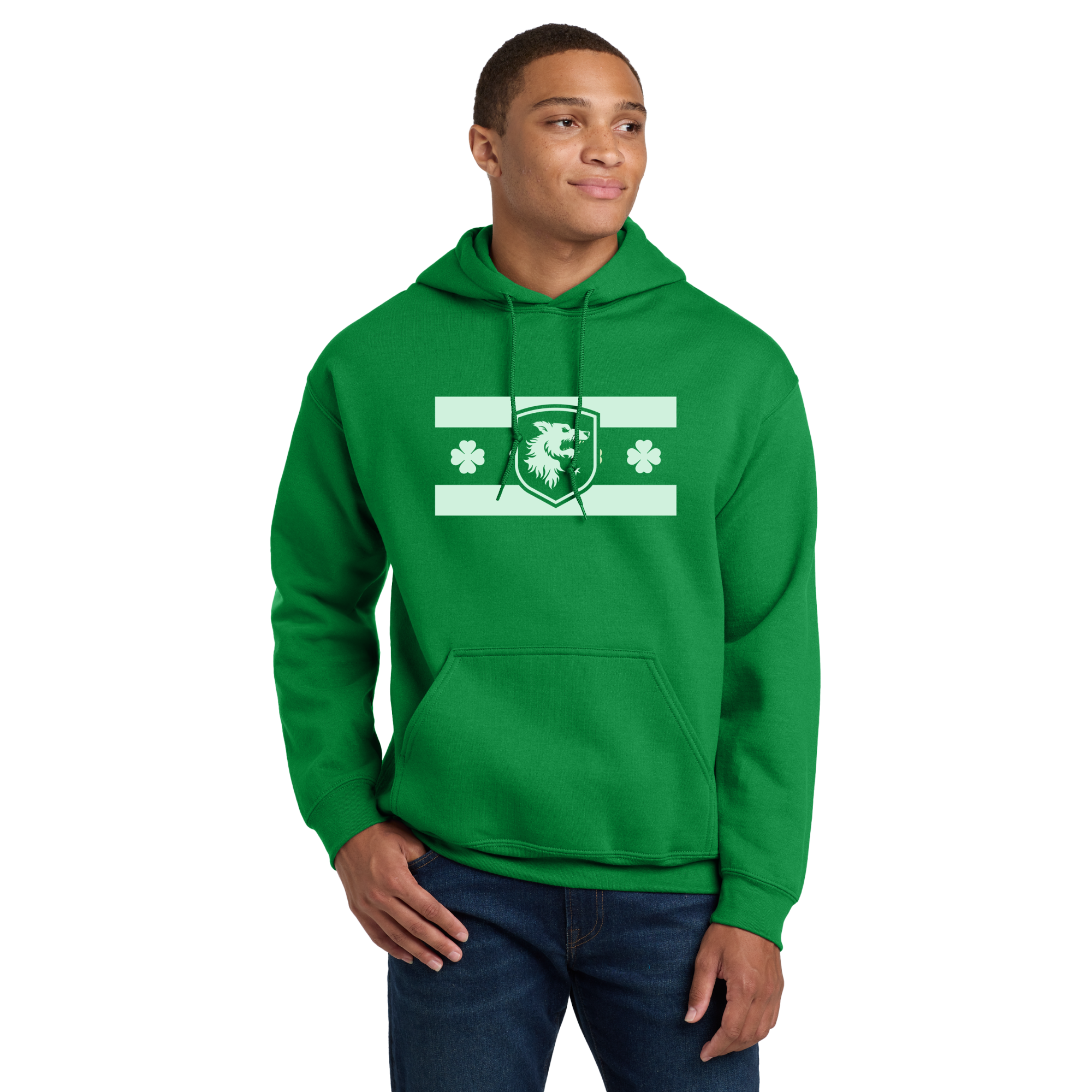 Chicago Hounds St. Patrick's Day Irish Green Hoodie
