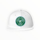 Chicago Hounds Primary Logo New Era Standard Fit Flat Bill Snapback Cap - NE4020 White