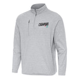 Chicago Hounds Antigua 2026 Champions Grey Certain 1/4 Zip Pullover Sweatshirt