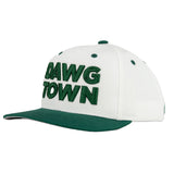 Chicago Hounds White/Dark Green Dawg Town Snapback Hat