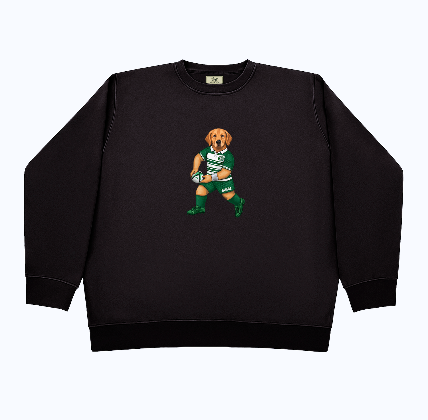Chicago Hounds Simba Black Crewneck Sweatshirt