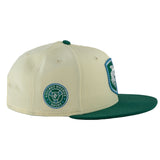 Chicago Hounds Chrome/Green Shield Logo New Era 9FIFTY Snapback Hat