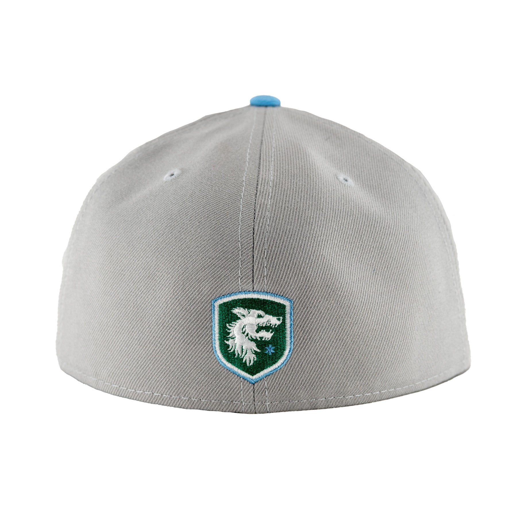 Chicago Hounds Primary Logo Grey/Sky New Era 59FIFTY Fitted Hat