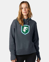 Chicago Hounds Shield Logo Champion Women's Sport Hooded Sweatshirt - CHP100 Stealth